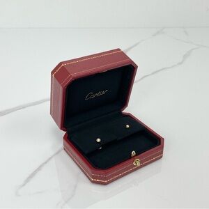 Cartier D’Amour Stud Earrings, 2 Diamonds, Mini Model